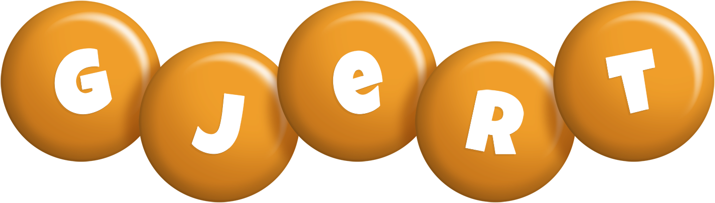 Gjert candy-orange logo
