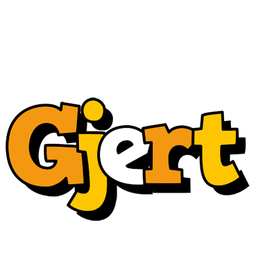 Gjert cartoon logo