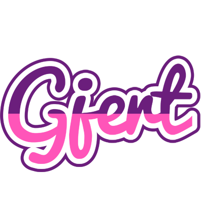 Gjert cheerful logo