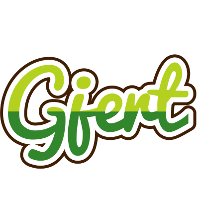 Gjert golfing logo