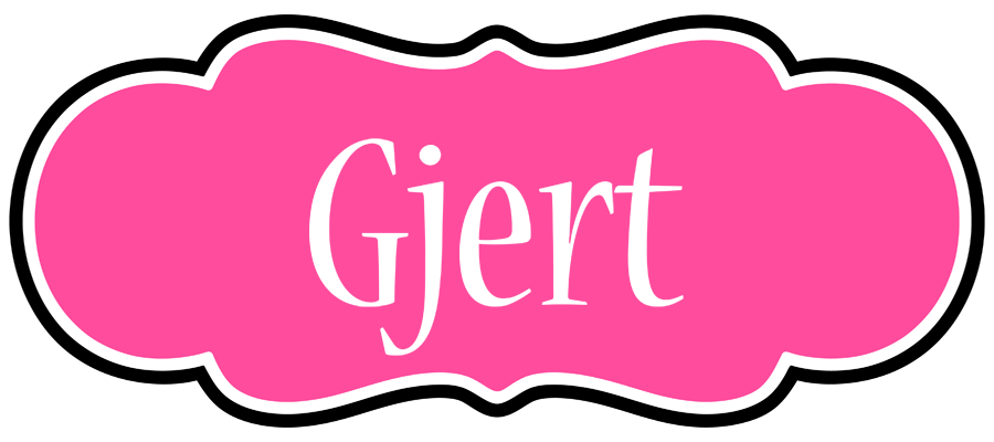 Gjert invitation logo
