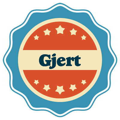 Gjert labels logo