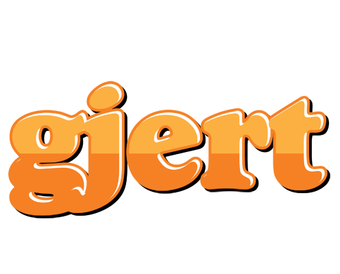 Gjert orange logo
