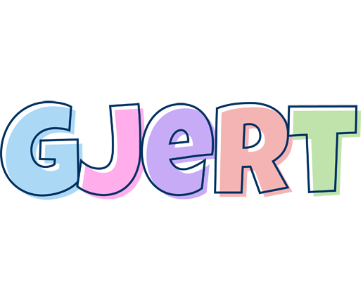 Gjert pastel logo
