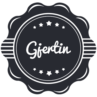 Gjertin badge logo