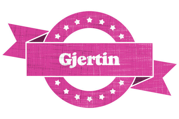Gjertin beauty logo