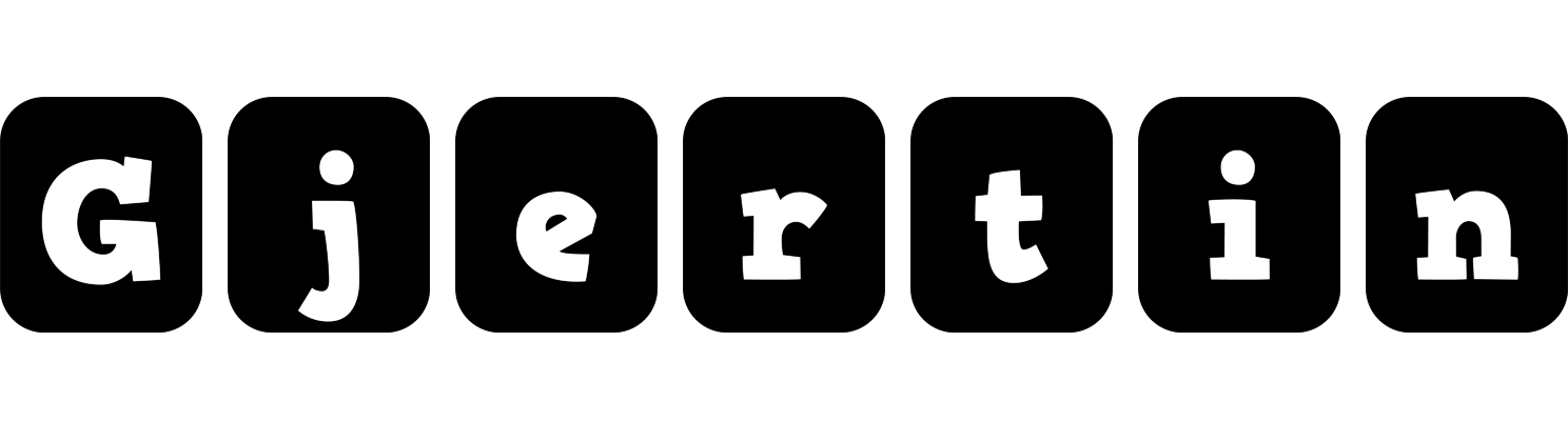 Gjertin box logo