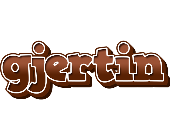 Gjertin brownie logo