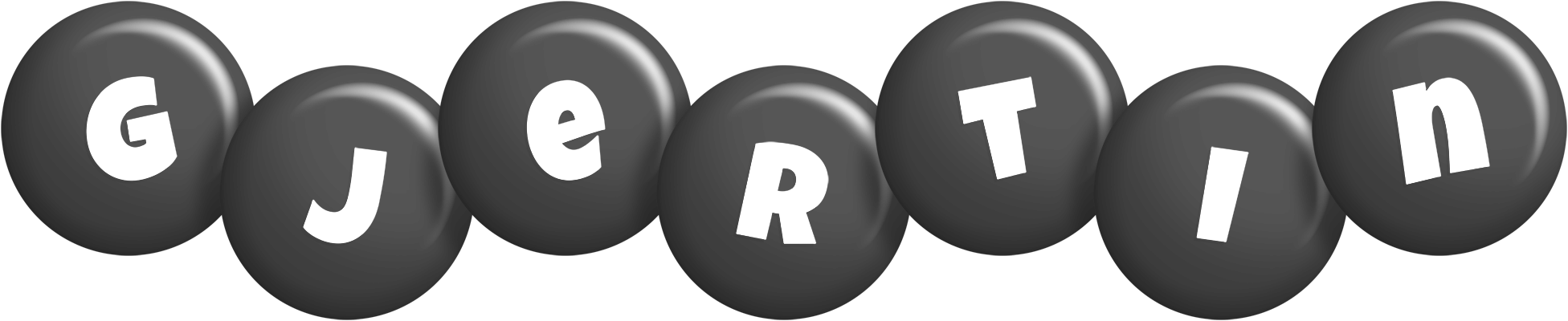 Gjertin candy-black logo