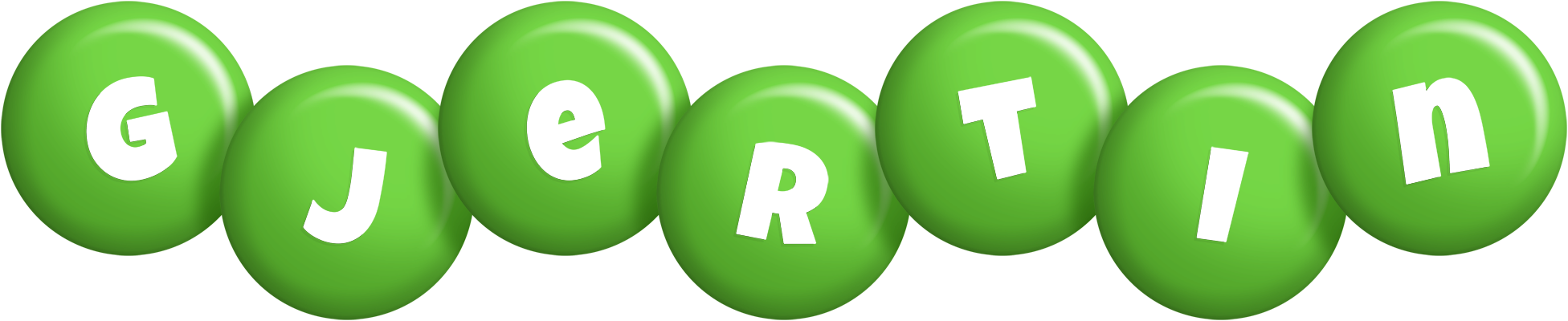Gjertin candy-green logo