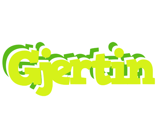 Gjertin citrus logo