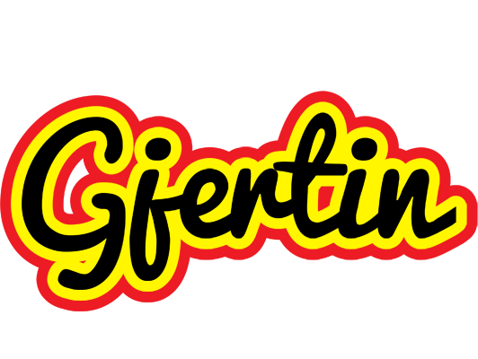 Gjertin flaming logo