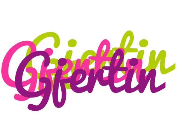 Gjertin flowers logo