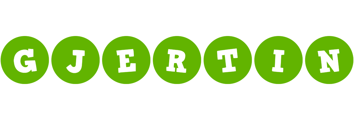 Gjertin games logo