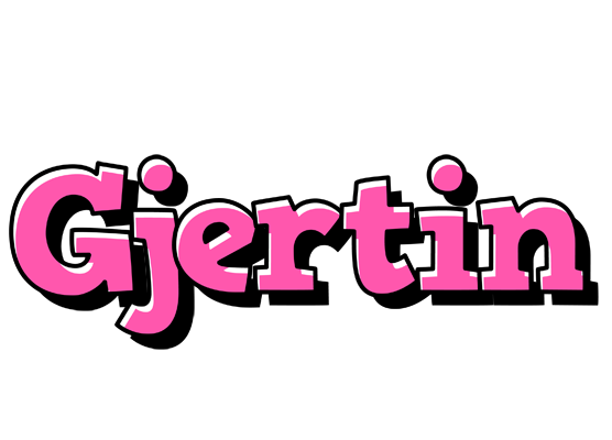 Gjertin girlish logo
