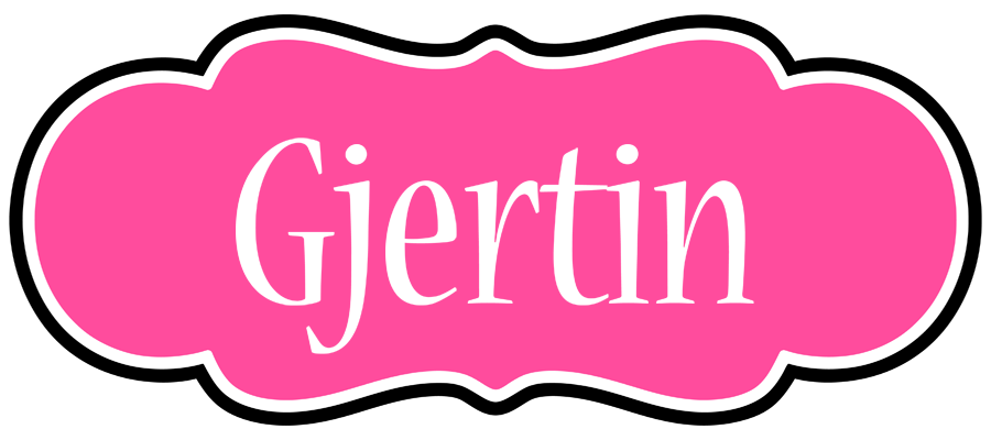 Gjertin invitation logo