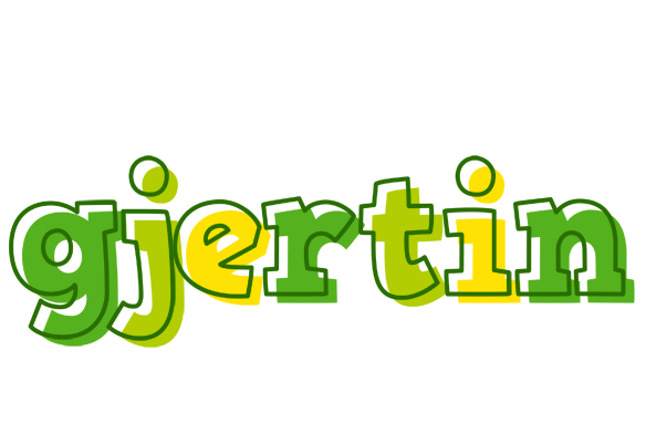 Gjertin juice logo