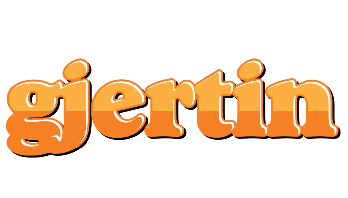 Gjertin orange logo