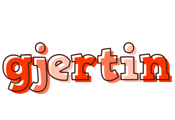 Gjertin paint logo
