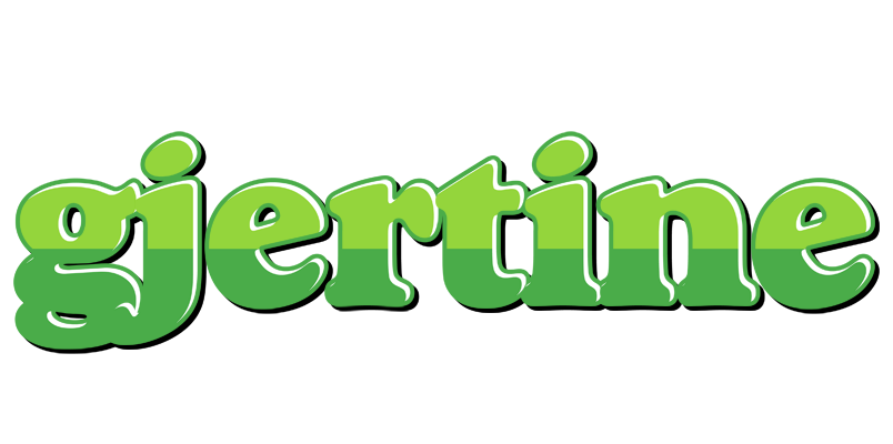 Gjertine apple logo