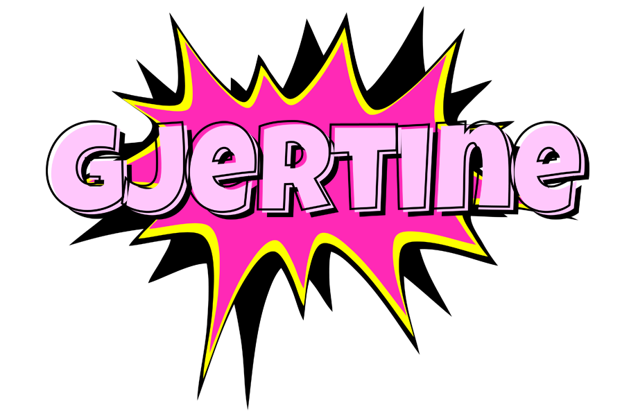 Gjertine badabing logo