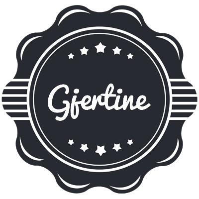 Gjertine badge logo