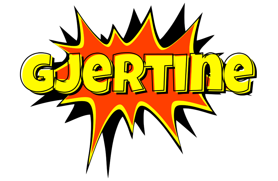 Gjertine bazinga logo