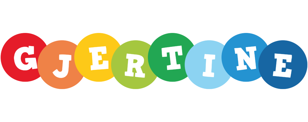 Gjertine boogie logo