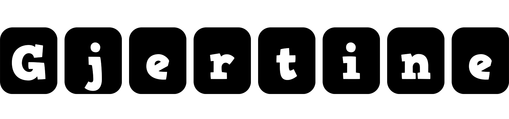 Gjertine box logo