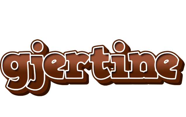 Gjertine brownie logo