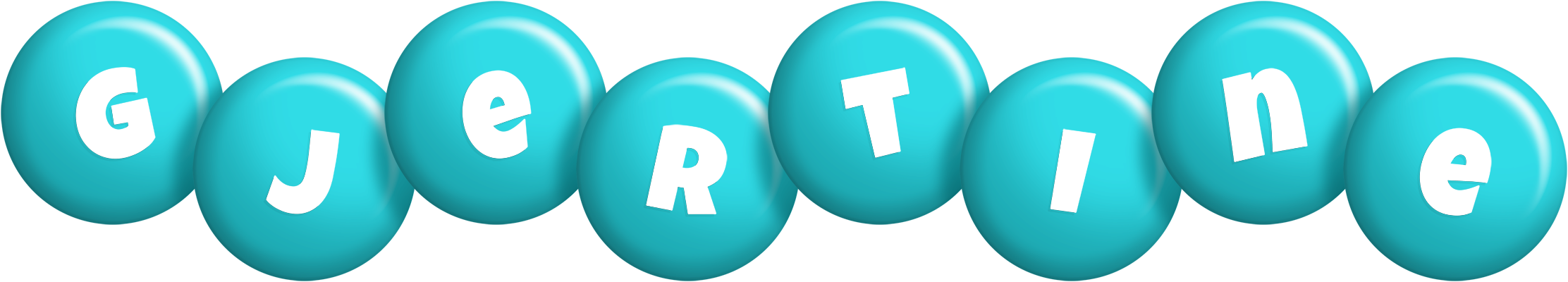Gjertine candy-azur logo