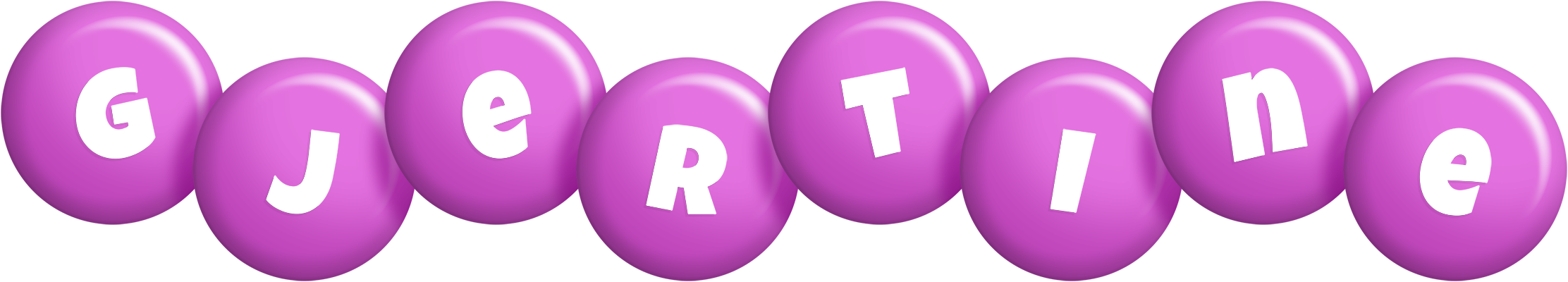 Gjertine candy-purple logo