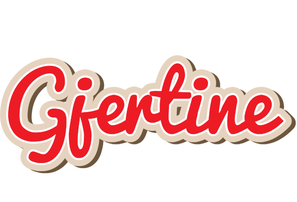 Gjertine chocolate logo