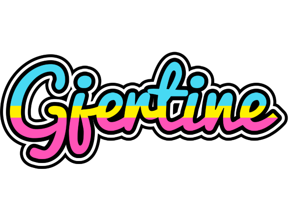 Gjertine circus logo