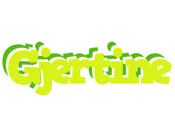 Gjertine citrus logo