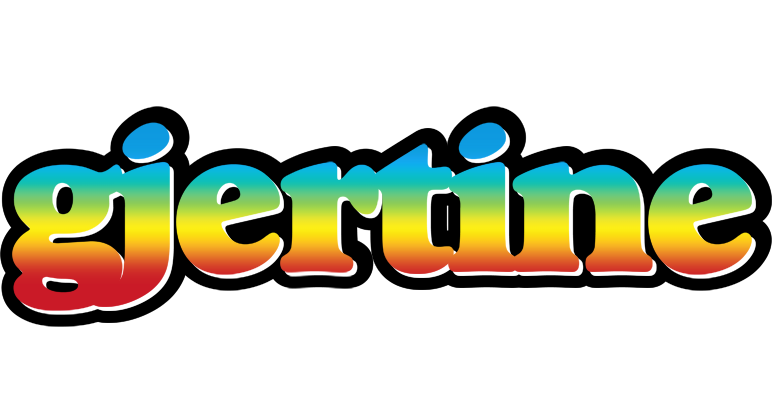 Gjertine color logo