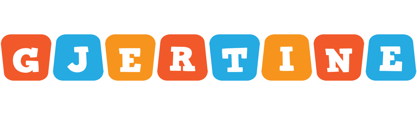 Gjertine comics logo