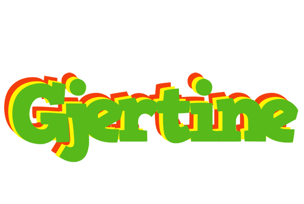 Gjertine crocodile logo