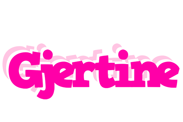 Gjertine dancing logo