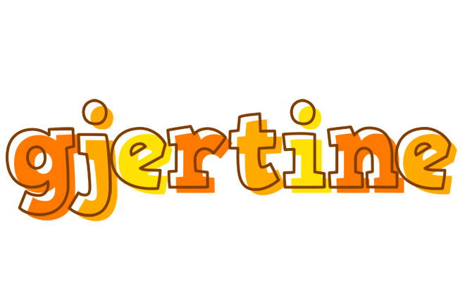 Gjertine desert logo