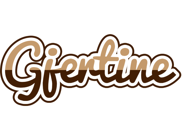 Gjertine exclusive logo
