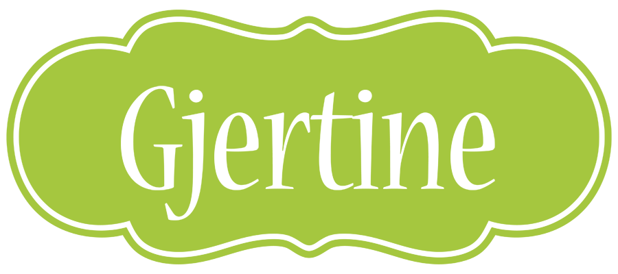 Gjertine family logo