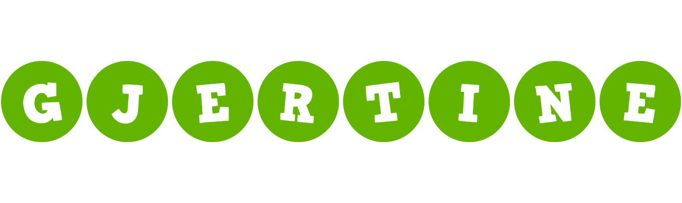 Gjertine games logo