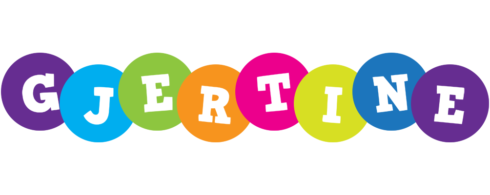 Gjertine happy logo