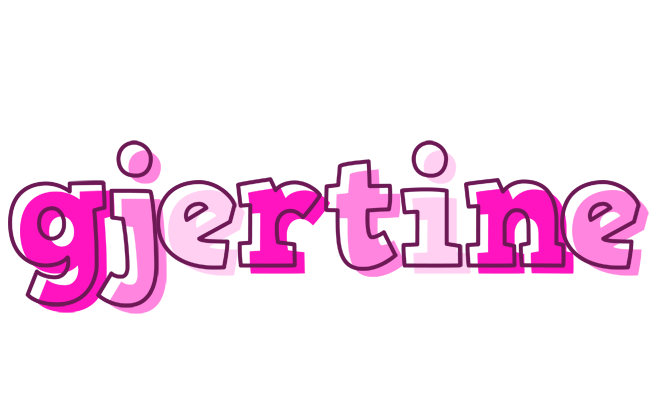 Gjertine hello logo