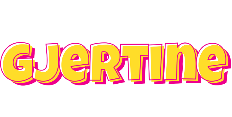 Gjertine kaboom logo