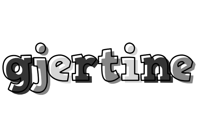 Gjertine night logo