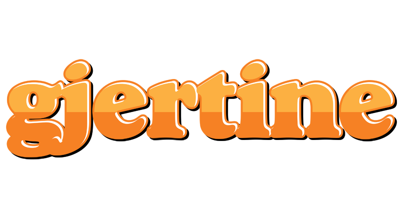 Gjertine orange logo