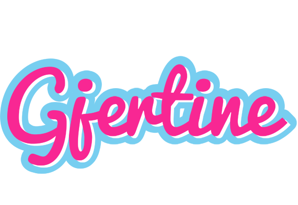 Gjertine popstar logo