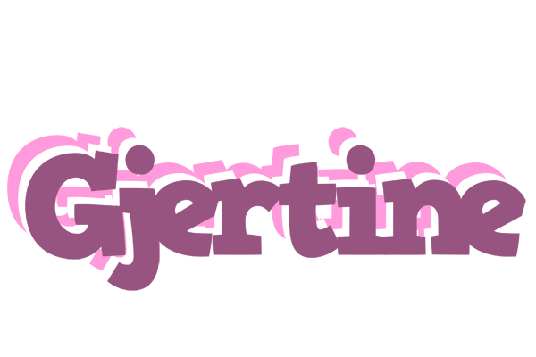 Gjertine relaxing logo